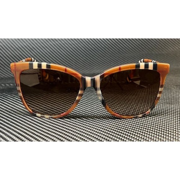Burberry Check 56mm Women's Sunglasses - Picture 2 of 4